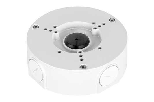 Outdoor Round Junction Box for 3 Screw Base Cameras (Metal)