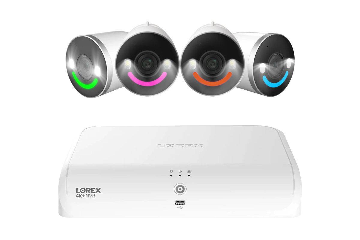 Lorex Fusion Series 4K+ 16 Channel (8 Wired + 8 Fusion Wi-Fi) 2TB Wired System with Spotlight Indoor/Outdoor Cameras