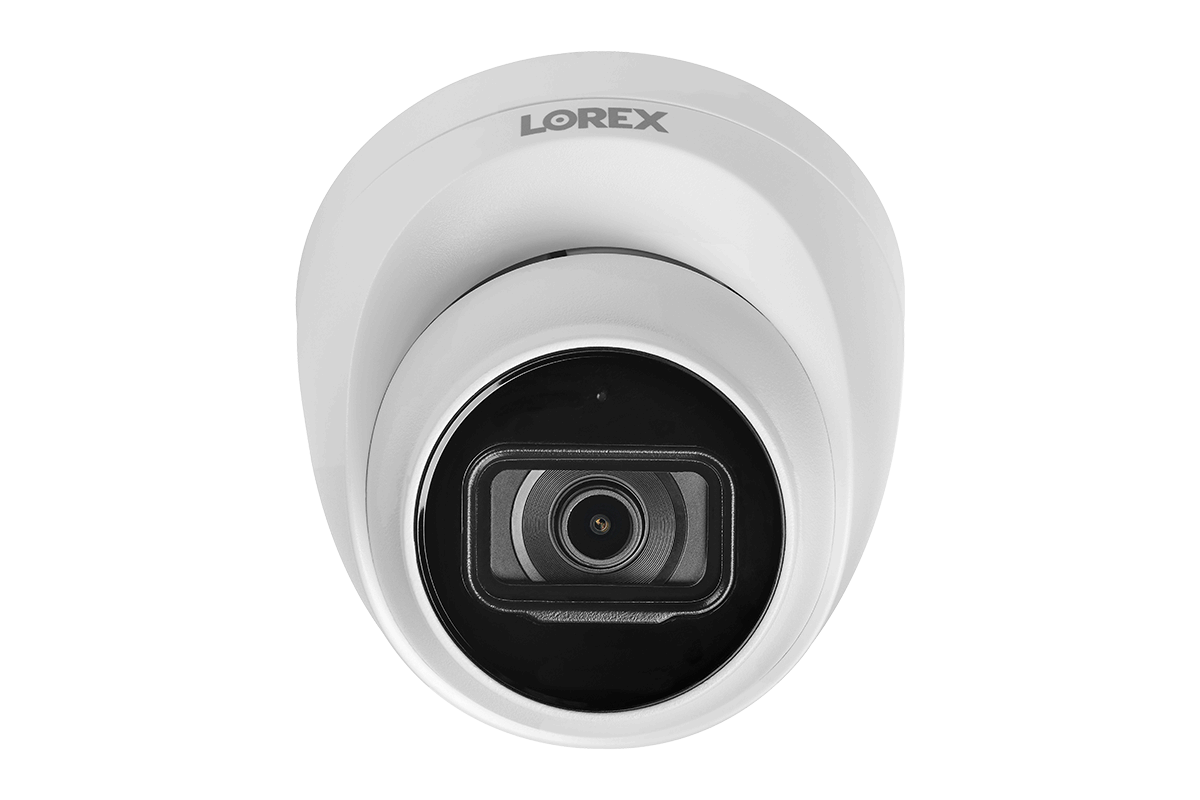 8-Channel Fusion NVR System with 4K (8MP) IP Dome Cameras with Listen-In Audio