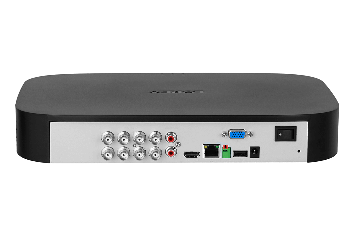 1080p 8-channel 1TB Wired DVR System with 6 Cameras