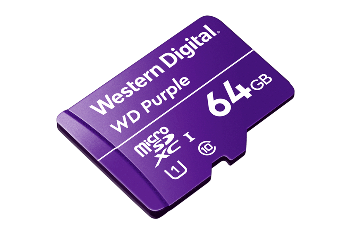 64GB Surveillance-grade microSD card