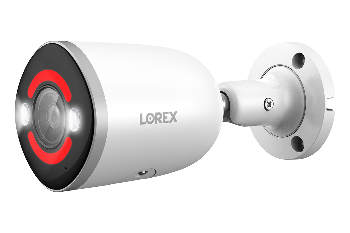 Lorex H15 4K Smart Security Lighting Deterrence Bullet AI PoE IP Wired Cameras