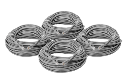 200 foot CAT5e Extension Cables, Fire Resistant and In-Wall Rated, CMR type (Riser) (4-pack)