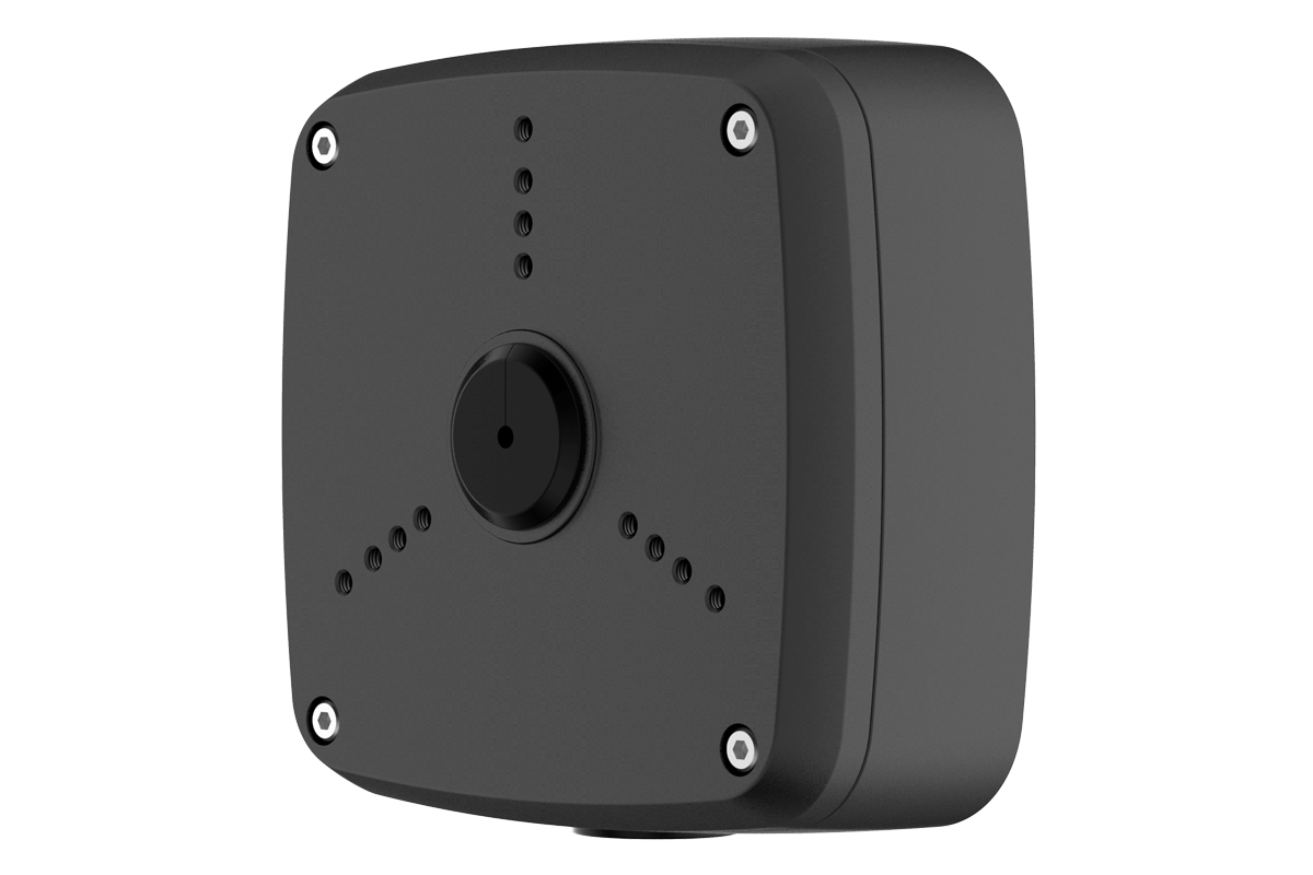 Outdoor Square Junction Box for 3 Screw Base Cameras - Open Box