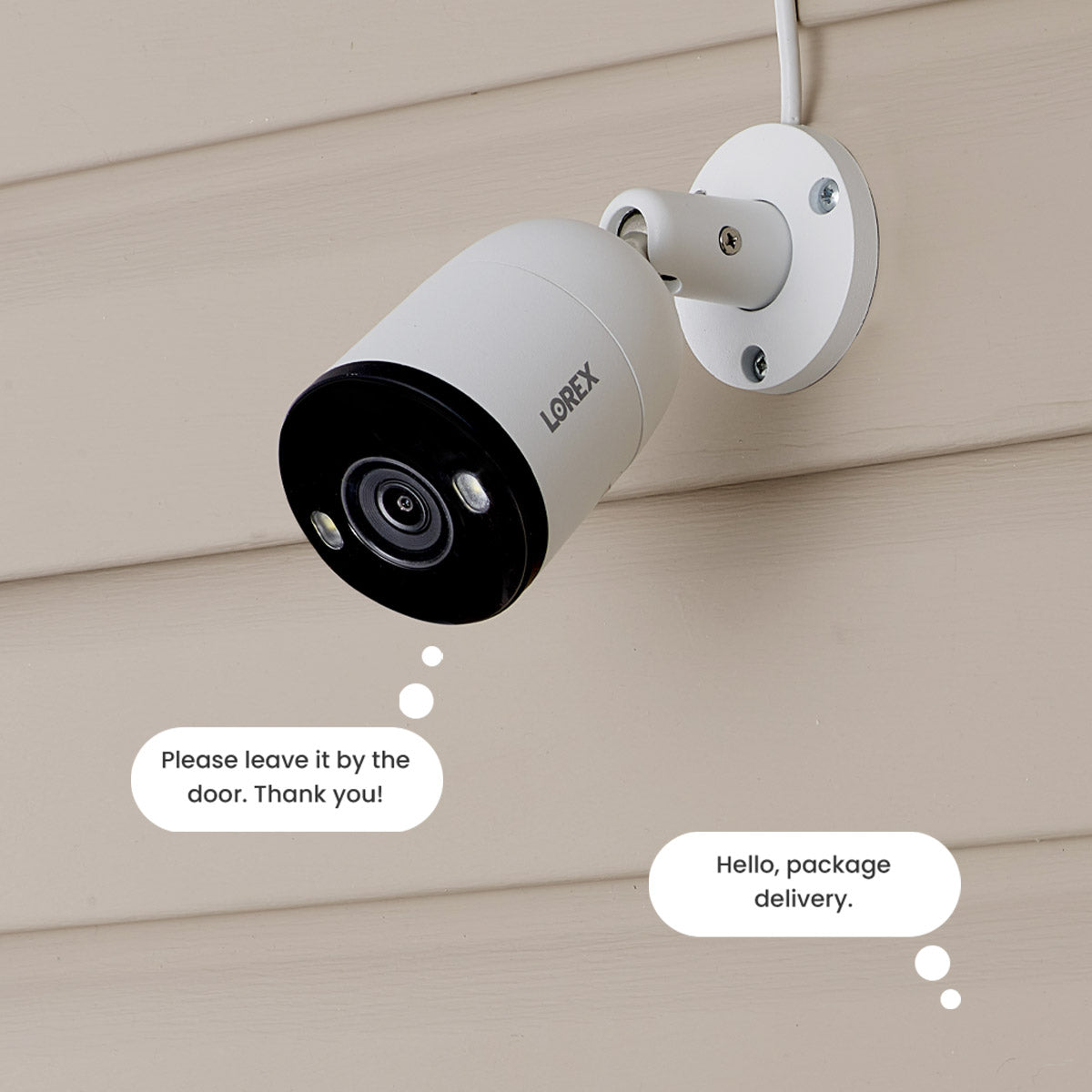 Lorex Fusion 4K+ 16 Channel (8 Wired + 8 Fusion Wi-Fi) 2TB NVR System with Four H13 Wired 4K IP Bullet Cameras, One 2K Wired Doorbell, and One 2K Floodlight