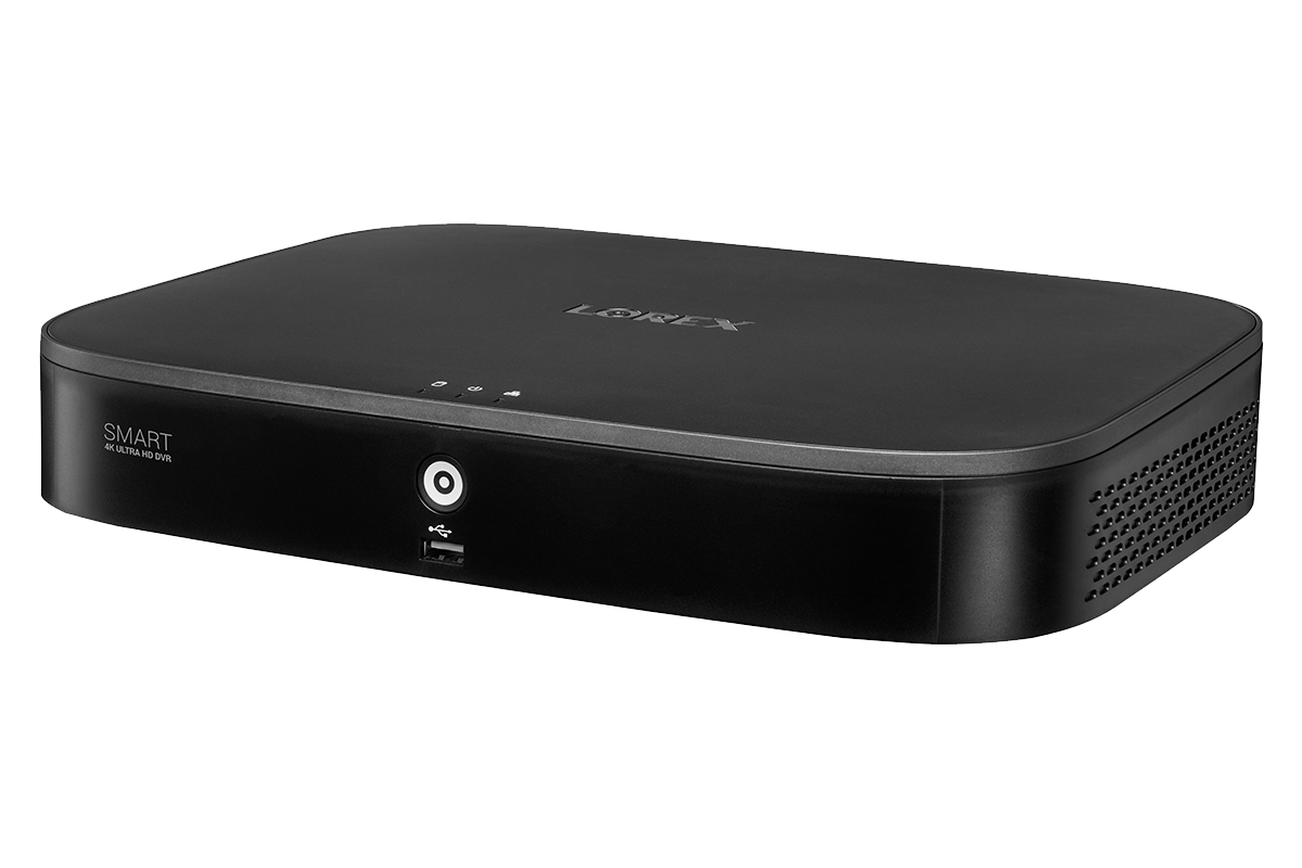 4K Ultra HD 8 Channel Digital Video Recorder with Smart Motion Detection and Smart Home Voice Control