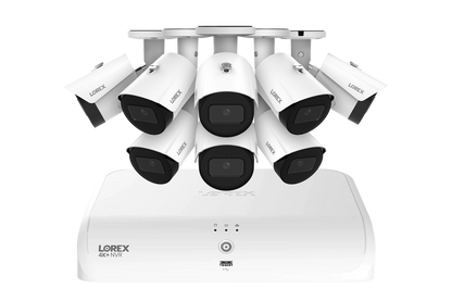 Lorex Fusion Series 4K+ 16 Channel (8 Wired + 8 Fusion Wi-Fi) 2TB Wired System with A14 Wired 4K IP Bullet Cameras
