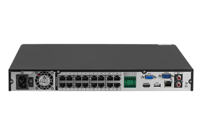Lorex Fusion Series 4K 16 Camera Capable (Wired of Fusion Wi-Fi) 4TB Wired NVR System with Eight H16 IP Dome Cameras, One 2K Battery-Operated Doorbell, and One 2K Outdoor Floodlight