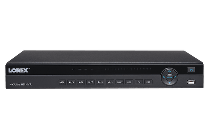 4K Ultra HD 32 Channel Security NVR, 6TB Storage, POE, Records 4K (4 x 1080p) at 30FPS with Audio Recording