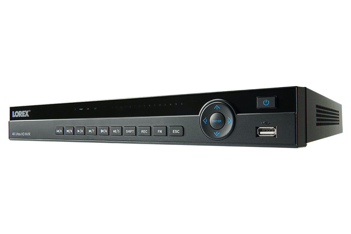 4K Ultra HD 32 Channel Security NVR, 6TB Storage, POE, Records 4K (4 x 1080p) at 30FPS with Audio Recording