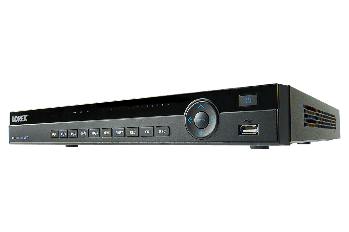 4K Ultra HD 32 Channel Security NVR, 6TB Storage, POE, Records 4K (4 x 1080p) at 30FPS with Audio Recording