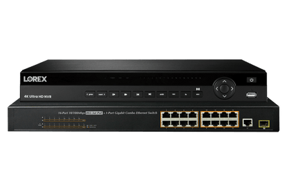 4K Ultra HD 32-Channel Security NVR with Lorex Cloud Connectivity and 8TB Hard Drive