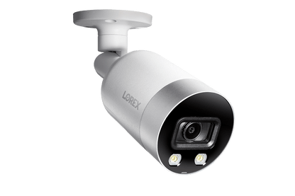 4K Ultra HD 8-Channel IP Security System with 4 Smart Deterrence 4K (8MP) Cameras, Smart Motion Detection and Smart Home Voice Control