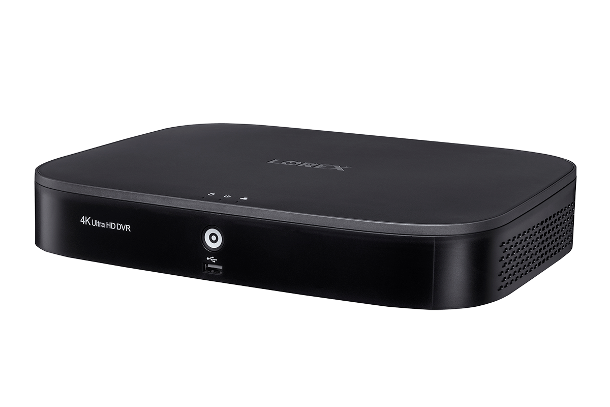 4K Ultra HD 8 Channel Security DVR with Advanced Motion Detection Technology and Smart Home Voice Control, 1TB Hard Drive