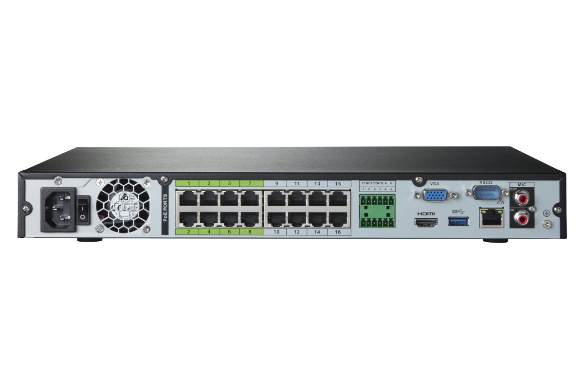 32-Channel NVR System with 4K (8MP) IP Cameras