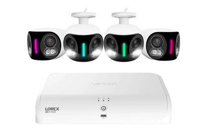 Lorex Fusion Series 4K+ 16 Channel (8 Wired + 8 Fusion Wi-Fi) 2TB Wired System with H20 Wired 4K IP Dual Lens Cameras