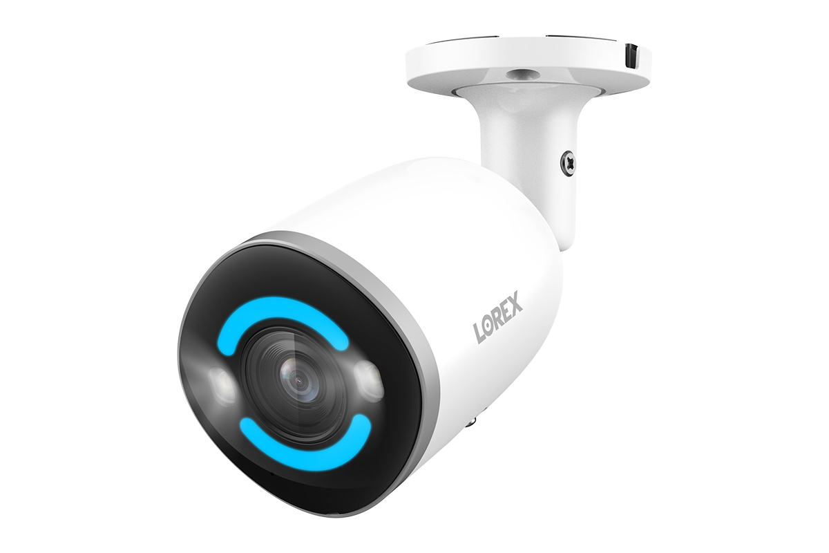 Lorex H15 4K Smart Security Lighting Deterrence Bullet AI PoE IP Wired Cameras