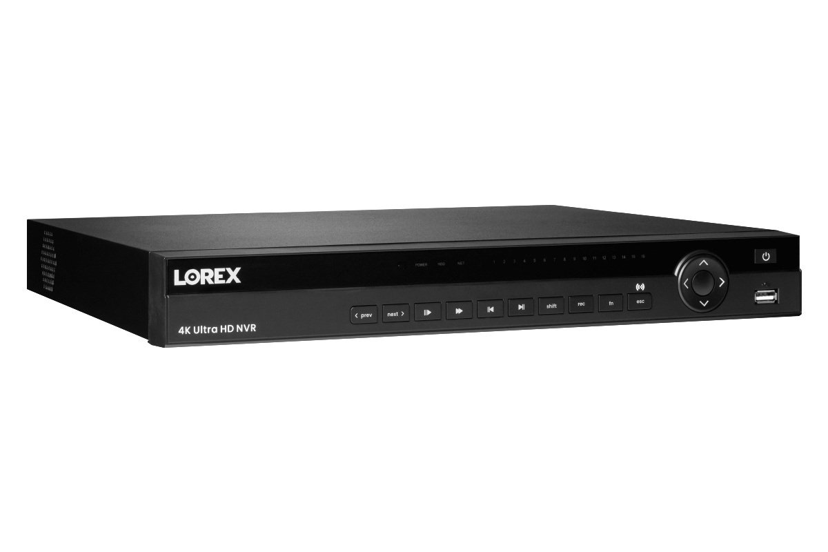Lorex 4K (32 Camera Capable) Elite Series 8TB NVR with 16 Channel PoE Switch