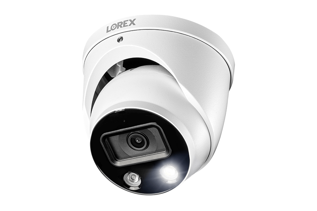 8-Channel Fusion NVR System with Dome and Bullet Smart Deterrence 4K IP Cameras