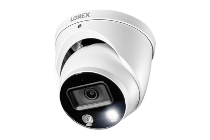 8-Channel Fusion NVR System with Dome and Bullet Smart Deterrence 4K IP Cameras