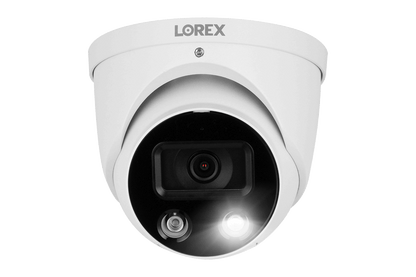 8-channel Fusion NVR System with Smart Deterrence and Mask Detection Security Cameras