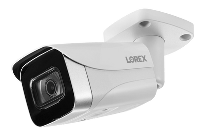 8-Channel NVR Fusion System with Four 4K (8MP) IP Cameras, 2K Wi-Fi Video Doorbell, and Smart Sensor Starter Kit
