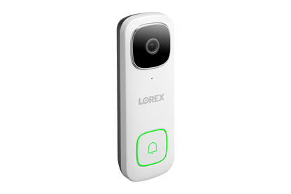 8-Channel NVR Fusion System with Four 4K (8MP) IP Cameras, 2K Wi-Fi Video Doorbell, and Smart Sensor Starter Kit
