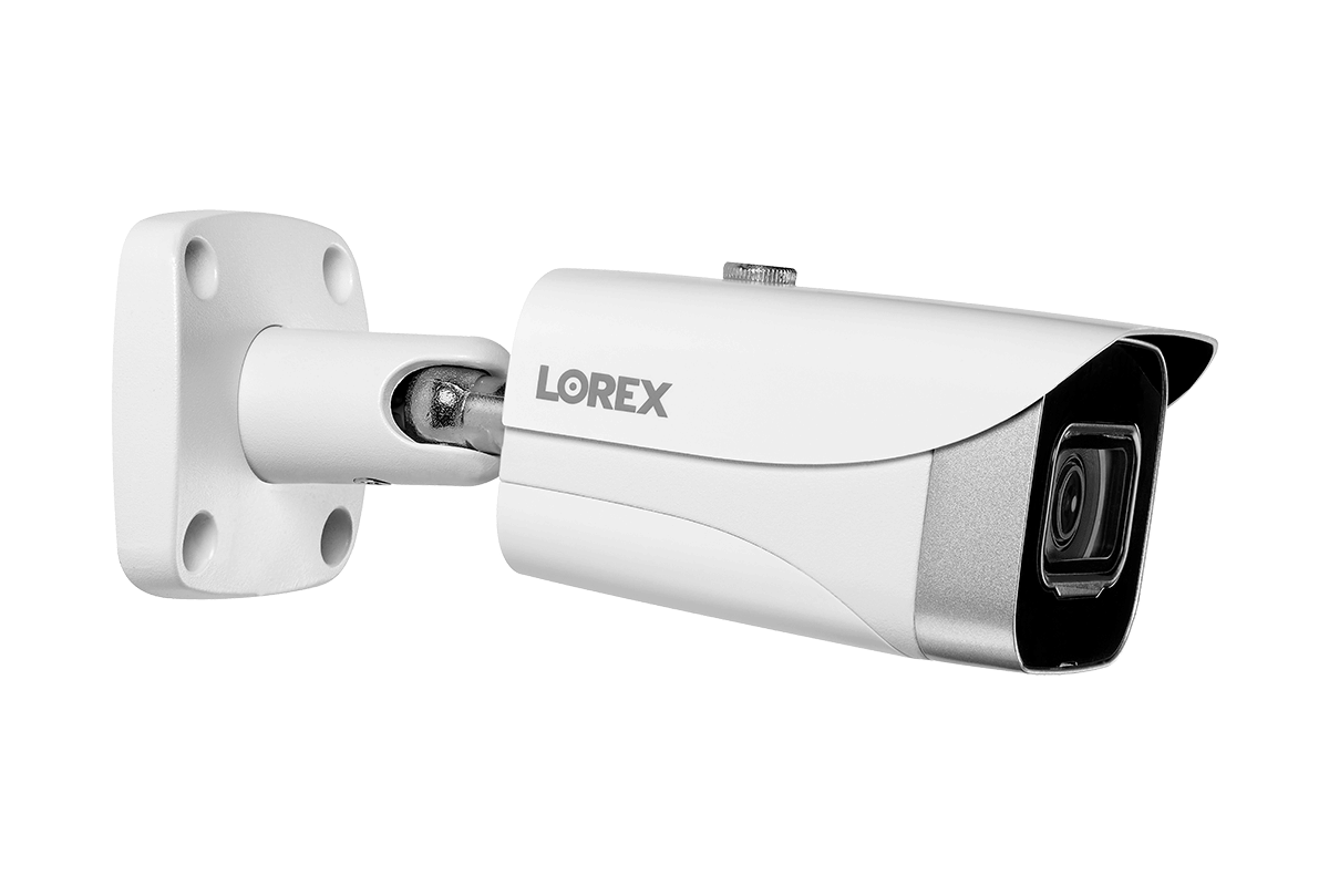 8-Channel NVR Fusion System with Six 4K (8MP) IP Cameras, HD Smart Indoor Wi-Fi Security Camera and Wi-Fi Floodlight Camera