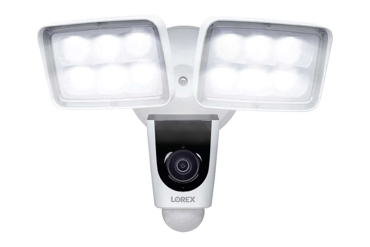 8-Channel NVR Fusion System with Six 4K Smart Deterrence IP Dome Security Cameras, Wi-Fi Floodlight and Indoor Camera