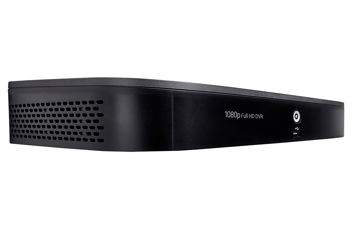 1080p 8-channel 1TB Wired DVR System with 6 Cameras