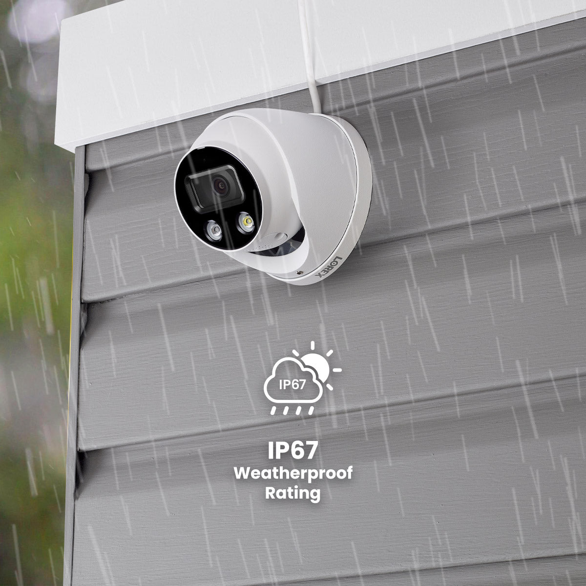 Lorex Fusion 4K+ 16 Channel (8 Wired + 8 Fusion Wi-Fi) 2TB NVR System with Four H13 Wired 4K IP Dome Cameras, One 2K Wired Doorbell, and One 2K Floodlight