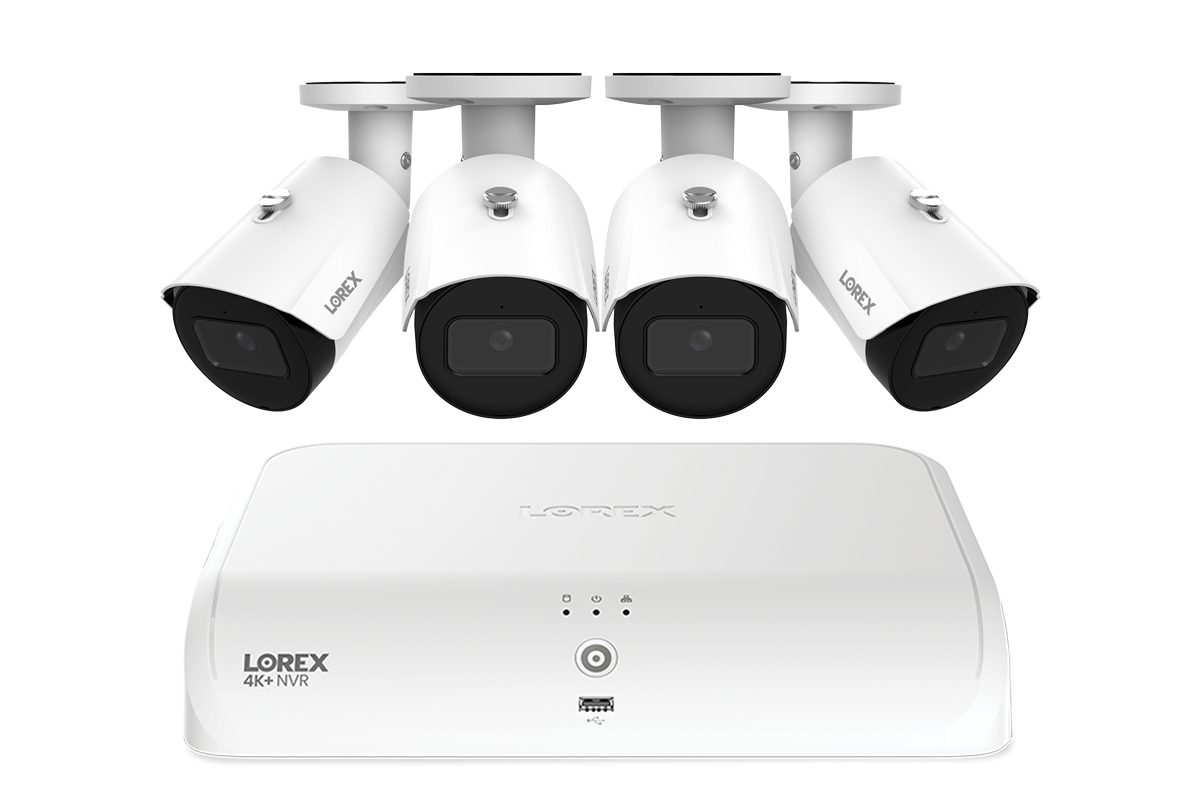 Lorex Fusion Series 4K 16 Channel (8 Wired + 8 Fusion Wi-Fi) 2TB Wired System with A4 Wired 2K IP Bullet Cameras