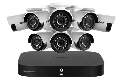 1080p 8-channel 1TB Wired DVR System