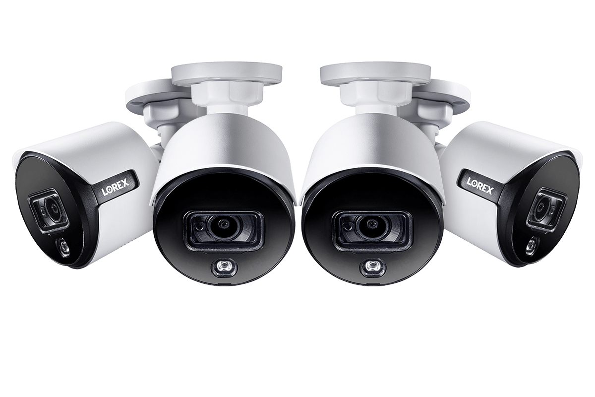 4K Ultra HD Active Deterrence Security Camera with Color Night Vision