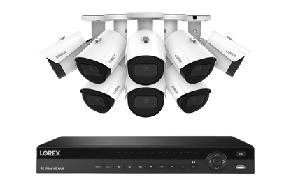 Lorex Elite Series 4K 16 Camera Capable 4TB Wired NVR System with 4MP (2K) A4 IP Bullet Cameras