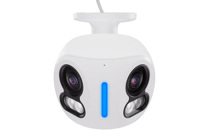 Lorex Classic 4K Dual-Lens IP Camera with Smart Lighting & Motion Detection