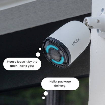 4K+ (12MP) IP Security Cameras with 16-Channel (8 Wired, 8 Wi-Fi) Fusion Recorder