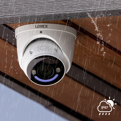 4K+ (12MP) IP Security Cameras with 16-Channel (8 Wired, 8 Wi-Fi) Fusion Recorder
