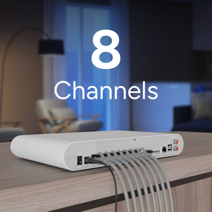Lorex Connect 4K 8-Channel Wired NVR System with 4K IP Bullet Security Cameras - 1TB