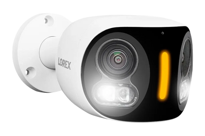Lorex 4K Dual Lens Wi-Fi Security Camera with Smart Security Lighting - Open Box