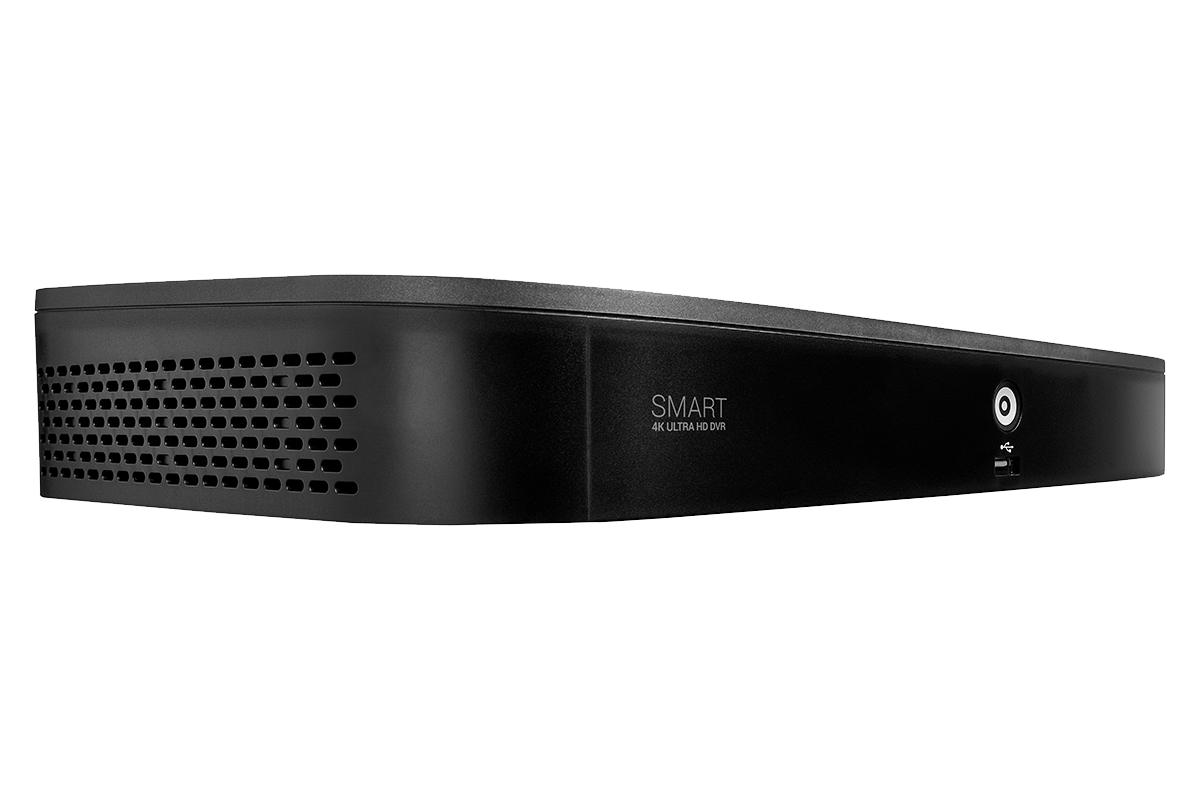 4K Ultra HD 8 Channel Digital Video Recorder with Smart Motion Detection and Smart Home Voice Control, 1TB HDD