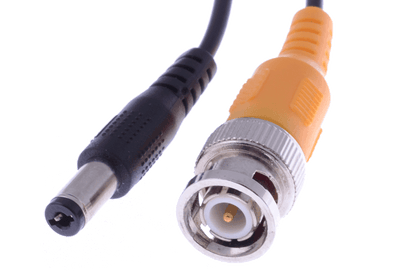 In wall rated security camera cables - 120FT video BNC and power