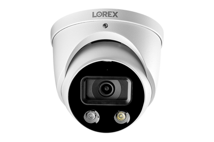 8-Channel 4K Fusion NVR System with Smart Deterrence Dome Cameras