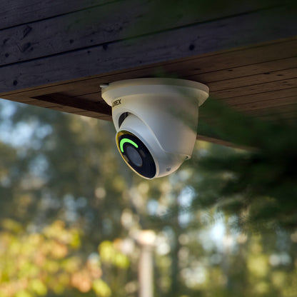 Lorex Fusion Series 4K 16 Camera Capable (Wired or Fusion Wi-Fi) 6TB Wired NVR System with H12 Wired 4K IP Dome Cameras
