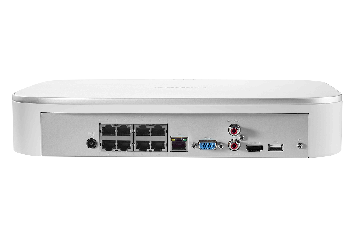 8-Channel 4K Fusion NVR System with Smart Deterrence Dome Cameras