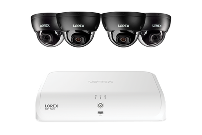 Lorex Fusion Series 4K 16 Channel (8 Wired + 8 Fusion Wi-Fi) 2TB Wired System with A4 Wired 2K IP Dome Cameras