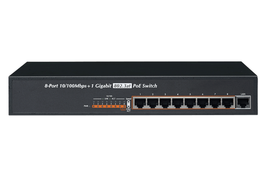 DEAL OF THE DAY! 8-Channel High-Power PoE SwitchD