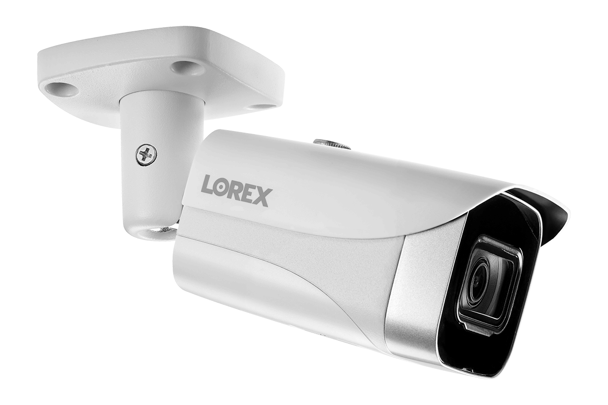 8-Channel NVR Fusion System with Six 4K (8MP) IP Cameras, HD Smart Indoor Wi-Fi Security Camera and Wi-Fi Floodlight Camera