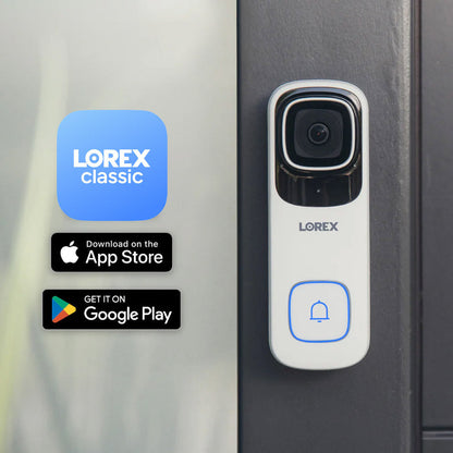Lorex 4K Wi-Fi Video Doorbell (Wired, 32GB)