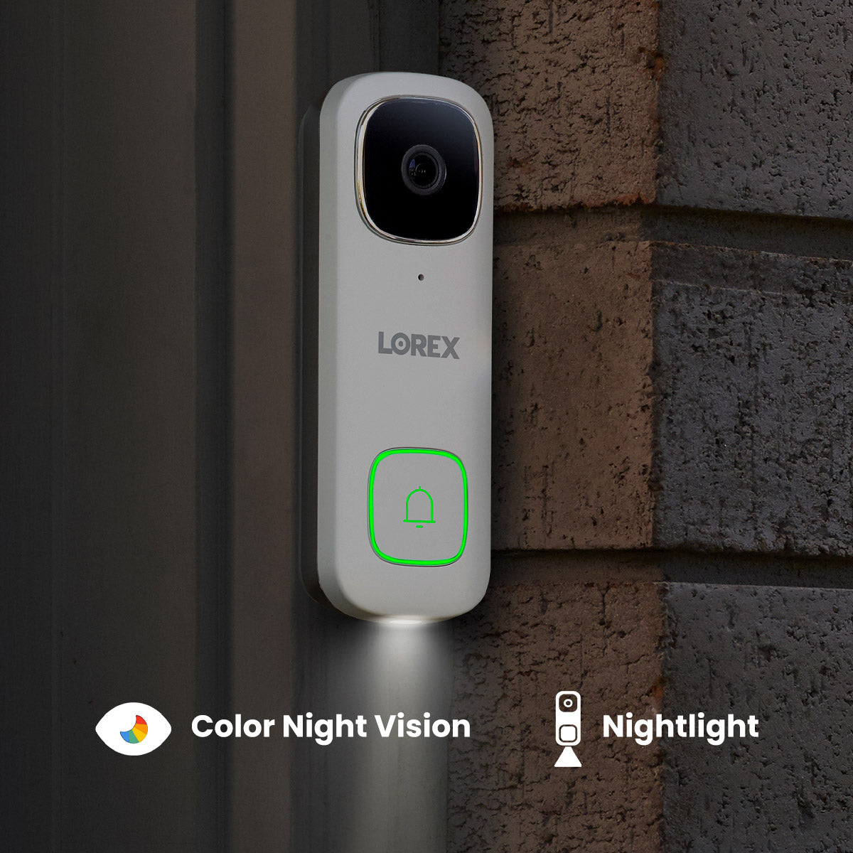 Lorex Fusion 4K+ 16 Channel (8 Wired + 8 Fusion Wi-Fi) 2TB NVR System with Four H13 Wired 4K IP Bullet Cameras, One 2K Wired Doorbell, and One 2K Floodlight